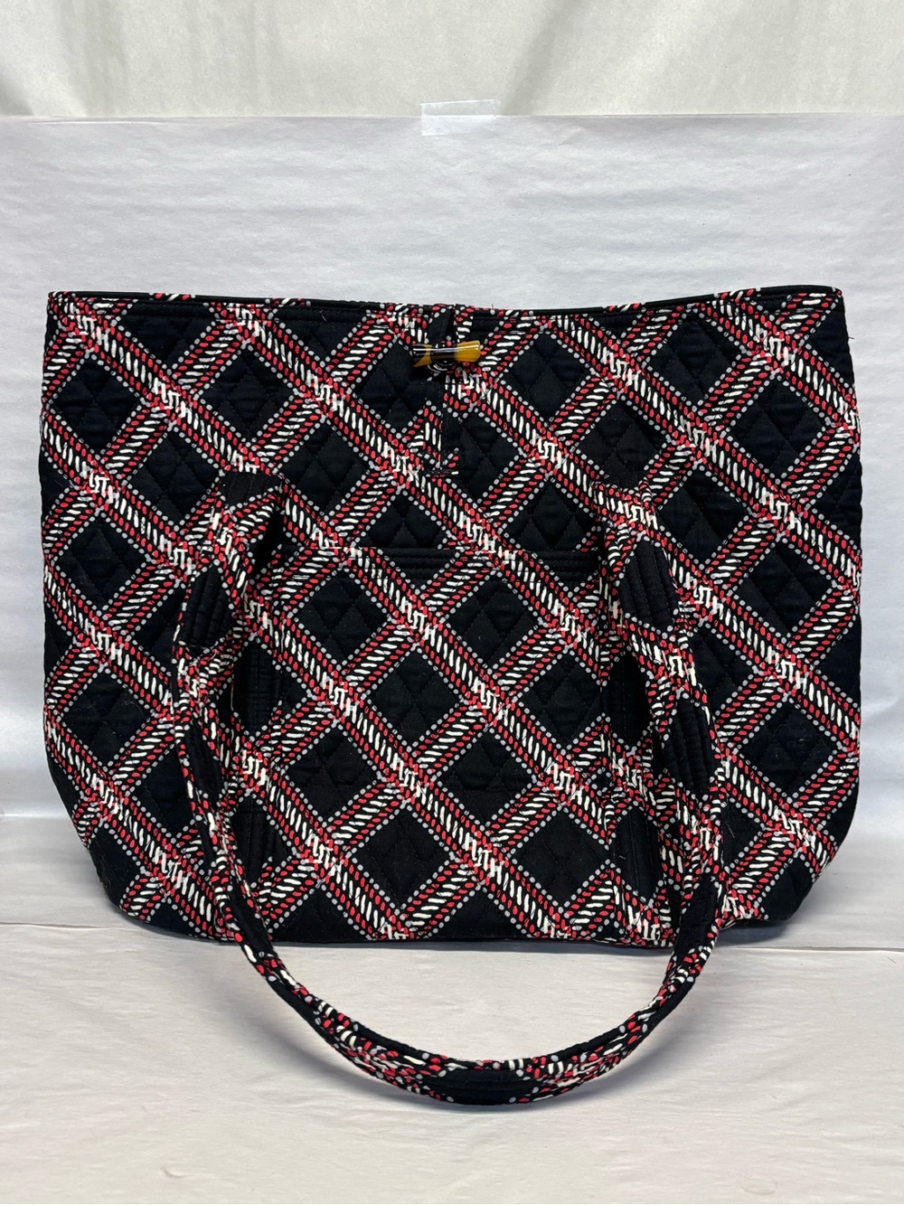 Vera Bradley Minsk Plaid Tote Bag Shoulder Bag Retired Pattern #6054